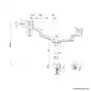 MONITORARM NEOMOUNTS DS60-425BL2 ZWART