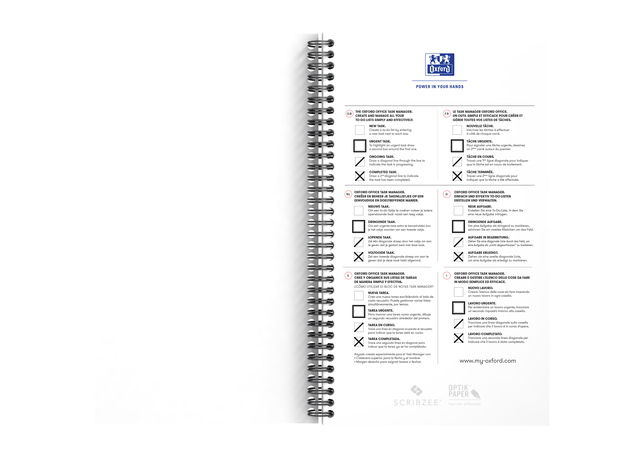 TASK MANAGER OXFORD 141X246MM 115VEL