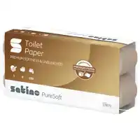 TOILETPAPIER SATINO PURESOFT MT1 3LGS