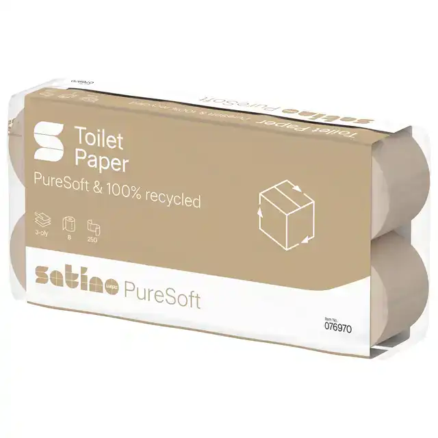 TOILETPAPIER SATINO MT1 PURESOFT 250