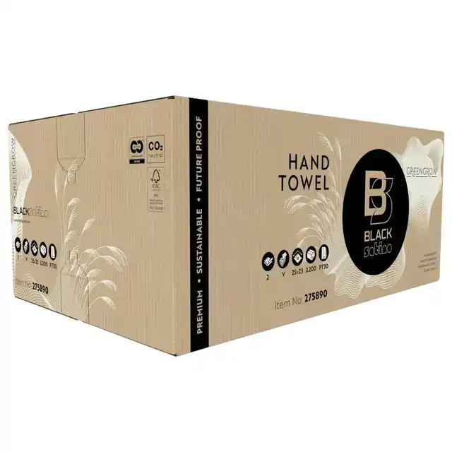 HANDDOEK BLACKSATINO PT30 GREENGROW