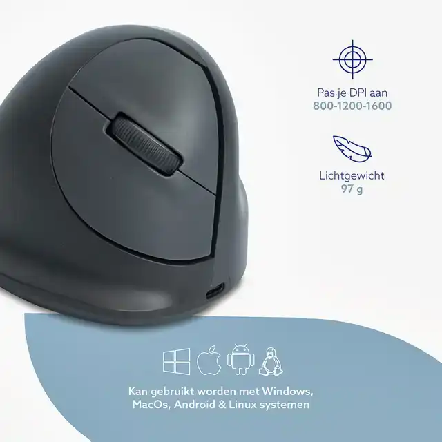 MUIS R-GO ERGONOMISCH HE BASIC WIRELESS