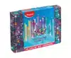 TEKENSET MAPED COLORPEPS GLITTER