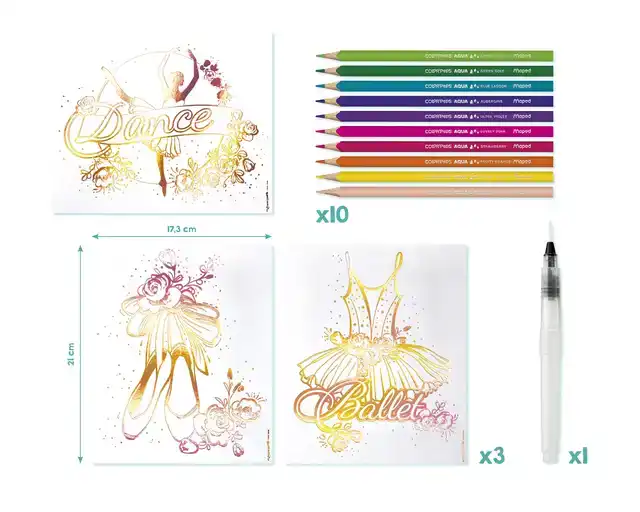 HOBBYSET MAPED CREATIV AQUAART BALLET