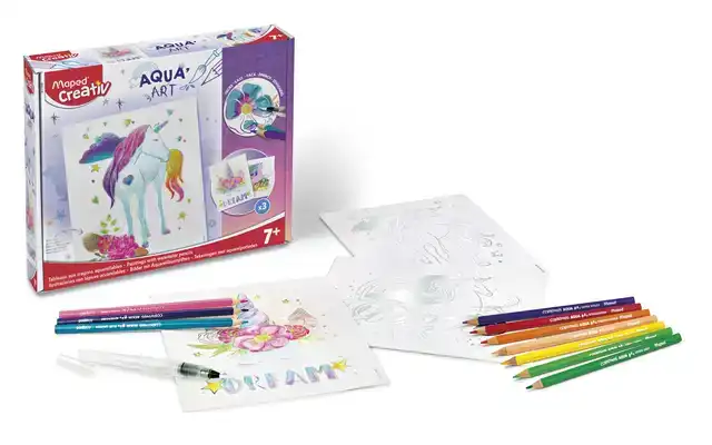 HOBBYSET MAPED CREATIV AQUAART EENHOORN