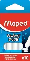 SCHOOLBORDKRIJT MAPED WHITE'PEPS SET