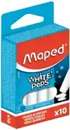 SCHOOLBORDKRIJT MAPED WHITE'PEPS SET