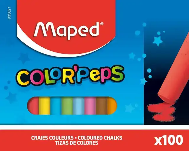 SCHOOLBORDKRIJT MAPED COLOR'PEPS SET