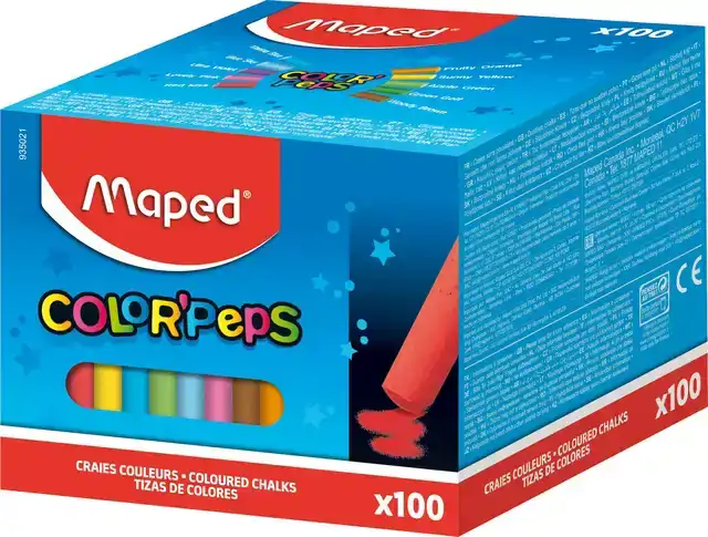 SCHOOLBORDKRIJT MAPED COLOR'PEPS SET
