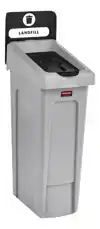 DEKSEL RUBBERMAID SLIM JIM RS GESLOTEN