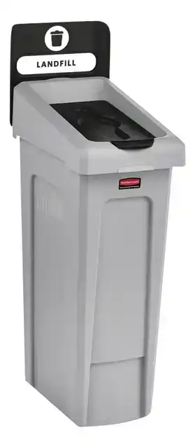DEKSEL RUBBERMAID SLIM JIM RS GESLOTEN