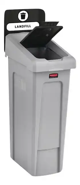 DEKSEL RUBBERMAID SLIM JIM RS GESLOTEN