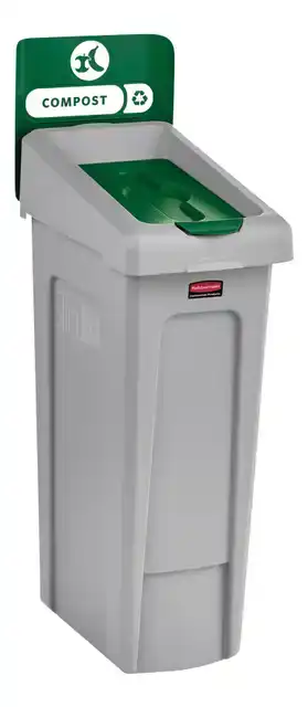 DEKSEL RUBBERMAID SLIM JIM RS GESLOTEN