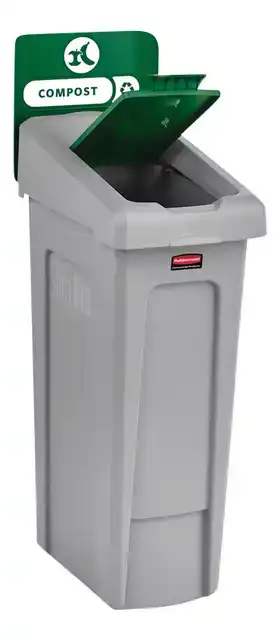 DEKSEL RUBBERMAID SLIM JIM RS GESLOTEN