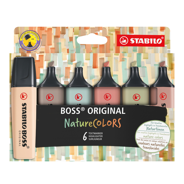 MARKEERSTIFT STABILO BOSS 70/6 ETUI Ã