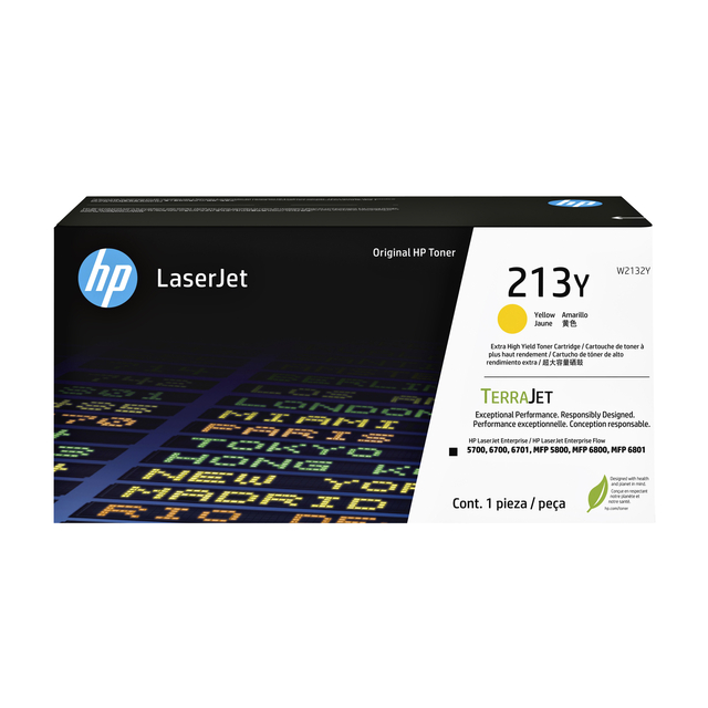 TONERCARTRIDGE HP W2132Y 213Y GEEL
