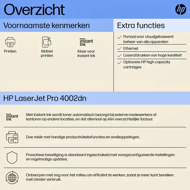 PRINTER LASER HP LASERJET 4002DN
