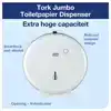 TOILETPAPIERDISPENSER TORK T1 JUMBO WIT