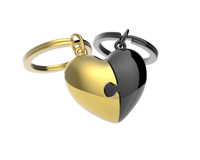 SLEUTELHANGER METALMORPHOSE PUZZELHART