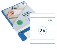 ETIKET RILLPRINT 70X37MM MAT
