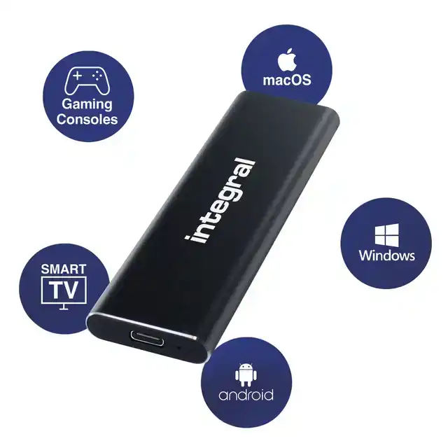 SSD INTEGRAL USB-C EXTERN PORTABLE 3.2