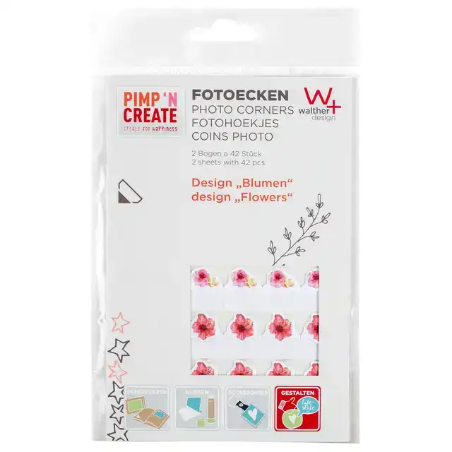 FOTOHOEKEN WALTHER DESIGN BLOEMEN 2VEL