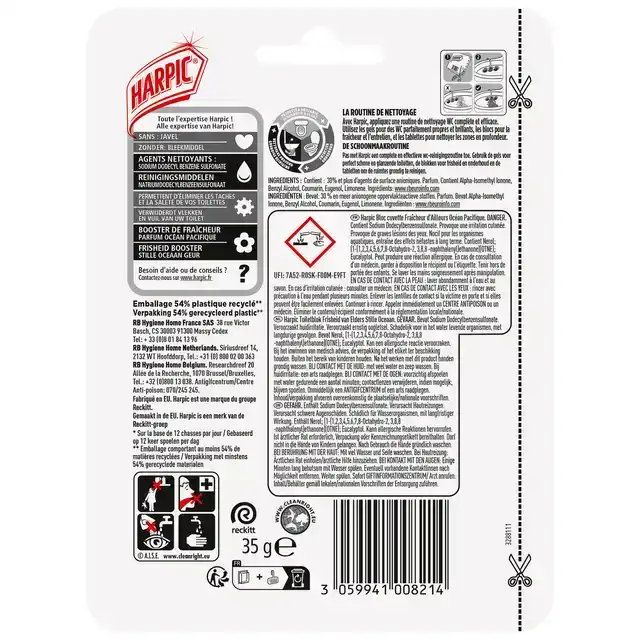 TOILETBLOK HARPIC MARINE BLOCK 35G