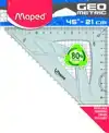 GEODRIEHOEK MAPED GEOMETRIC 21CM