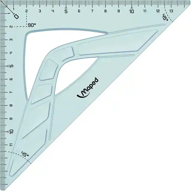 GEODRIEHOEK MAPED GEOMETRIC 21CM