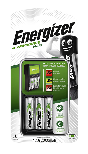 BATTERIJ OPLADER ENERGIZER INCL