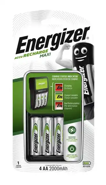 BATTERIJ OPLADER ENERGIZER INCL