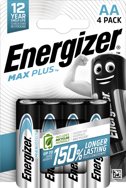 BATTERIJ ENERGIZER MAX PLUS AA ALKALINE