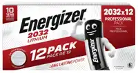 BATTERIJ ENERGIZER CR2032 LITHIUM 12ST