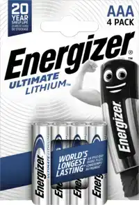 BATTERIJ ENERGIZER ULTIMATE LITHIUM AAA