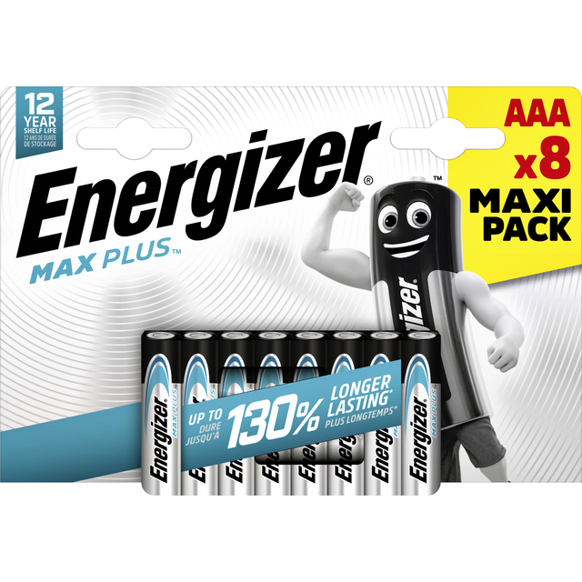 BATTERIJ ENERGIZER MAX PLUS AAA