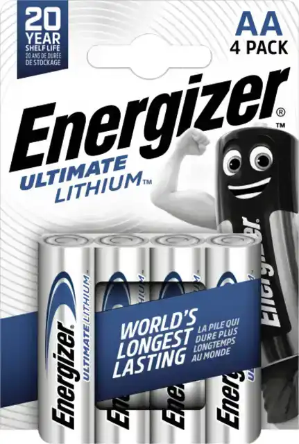 BATTERIJ ENERGIZER ULTIMATE LITHIUM AA