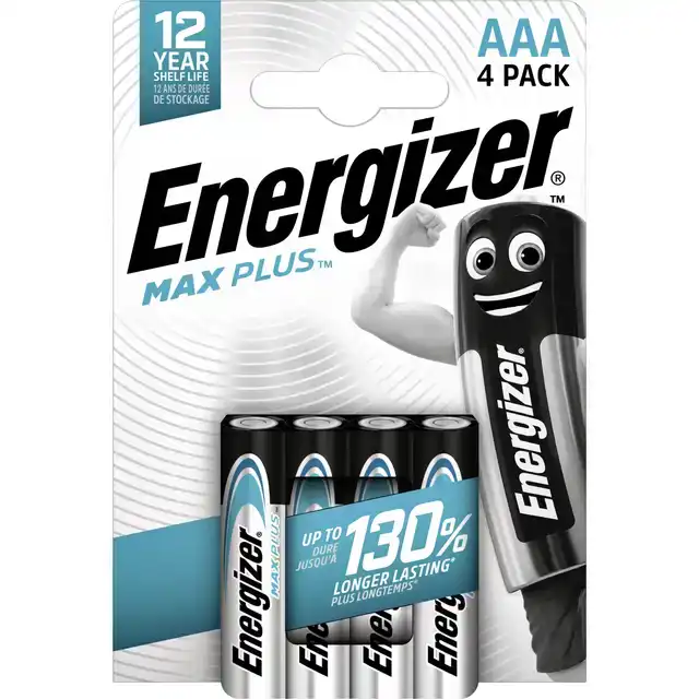 BATTERIJ ENERGIZER MAX PLUS AAA