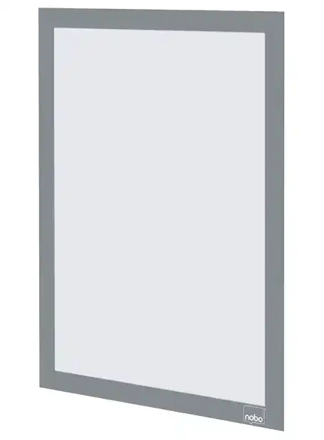 INFOKADER NOBO ZELFKLEVEND A4 ZILVER 2