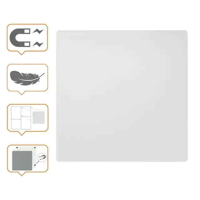 WHITEBOARD NOBO FRAMELOOS MODULAIR
