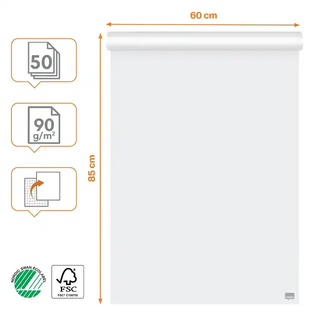 FLIPOVER NOBO PREMIUM 60X85CM