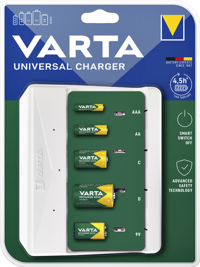 BATTERIJ OPLADER VARTA UNIVERSAL