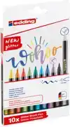 BRUSHPEN EDDING 1340 10ST GLITTER