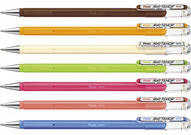 GELSCHRIJVER PENTEL K110 MATTEHOP FUN