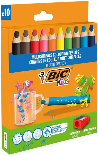 KLEURPOTLOOD BICKIDS MULTI SURFACE 10ST