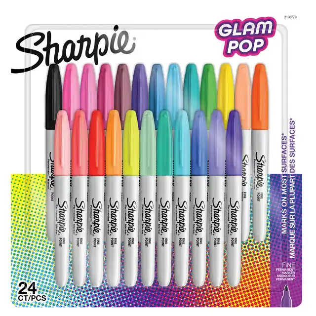 VILTSTIFT SHARPIE GLAMPOP F 24ST