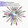 VILTSTIFT SHARPIE GLAMPOP F 24ST