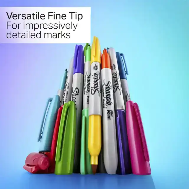 VILTSTIFT SHARPIE GLAMPOP F 12ST