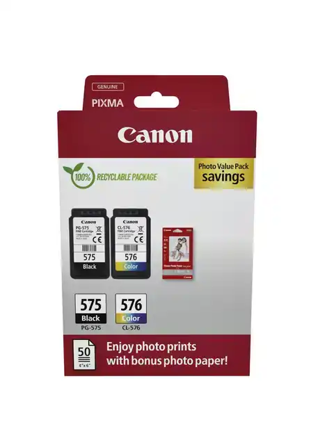INKTCARTRIDGE CANON PG-575 CL-576 ZW +