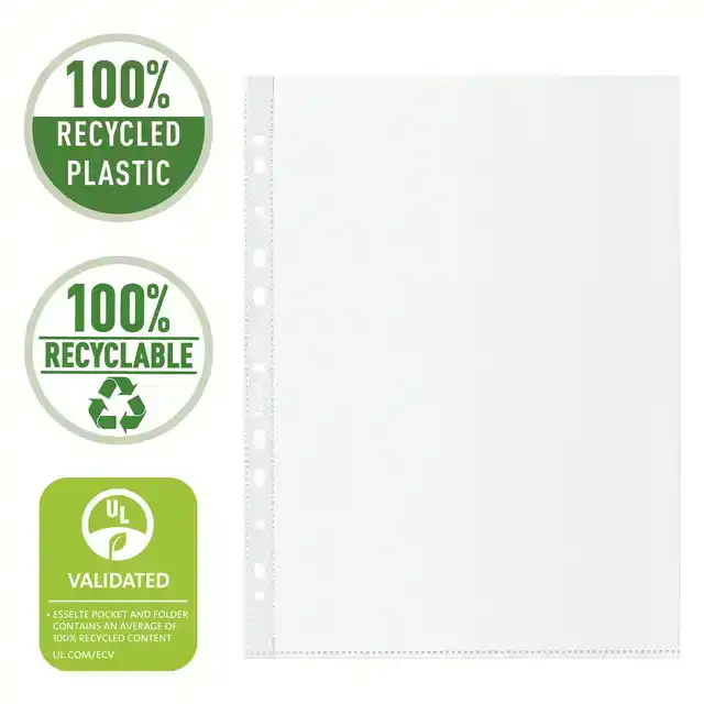 SHOWTAS ESSELTE RECYCLE A4 100Âµ 50