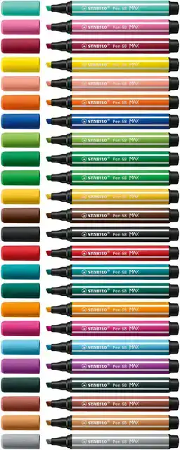 VILTSTIFT STABILO PEN 68/30 MAX BLEEK